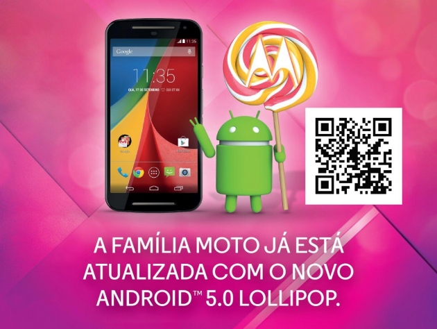 Motorola – Lançamento Android Lollipop